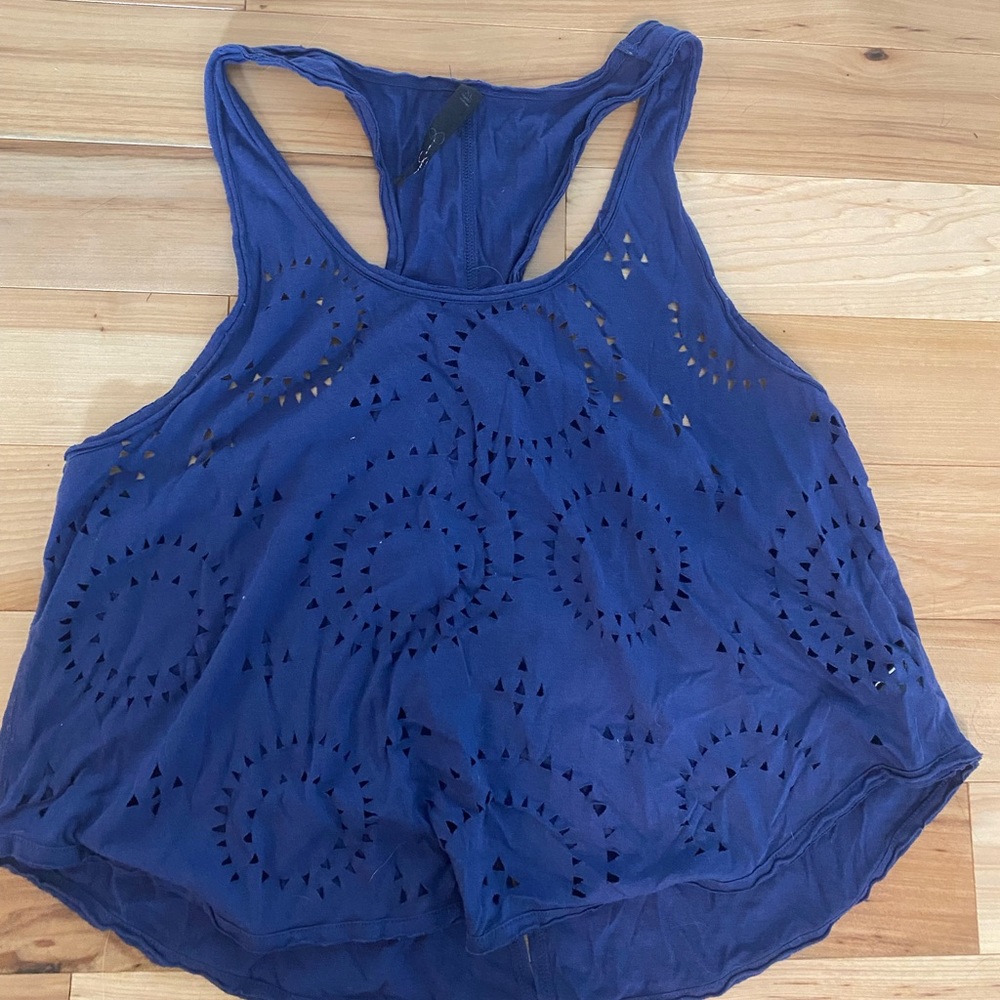 aso elena gilbert vampire diaries Jessica Simpson laser cut top